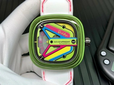 SevenFriday M3/05 Rocketbyz SVF 1:1 Best Edition on White Rubber Strap Miyota 8215 Replica