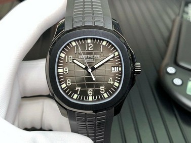 Aquanaut Black Venom DLC ZF 1:1 Best Edition Black Dial on Black Rubber Strap 324CS Mirror Replica