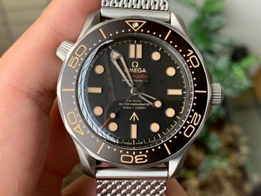 Seamaster 300 "No Time to Die" Limited Edition VSF 1:1 Best Edition on SS Mesh Bracelet A8806 V3 Replica