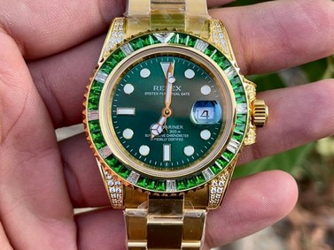 ROLSUB0268 - Submariner 116610LV 904L SS/SS Diams Noob SA3135 Replica