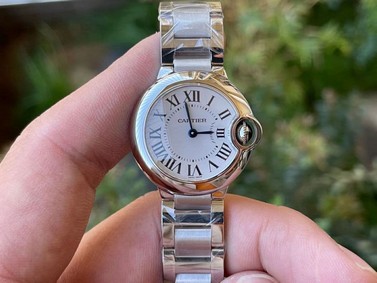 CAR0499 - Balon Bleu Ladies 28mm SS/SS Wht V6F V7 Swiss Qtz Replica