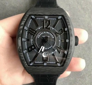 Vanguard Automatic Carbon Black Carbon Dial on Black Nylon/Rubber Strap NH35A Replica