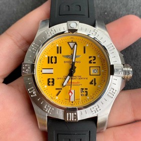 Breitling Avenger 45mm SS/NY/LE Yellow Stk GF Swiss 2824 Mirror Replica
