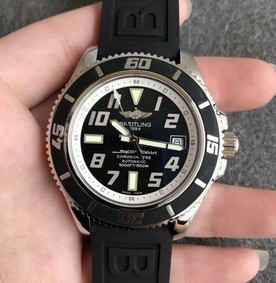 Breitling SuperOcean II 42mm SS/RU Black/Black ZF Swiss 2836 Replica