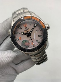 Omega Seamaster White Dial on Steel Strap Replica