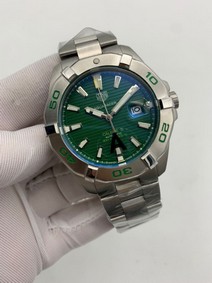 Tag Heuer Silver Green Dial on SS Strap Replica