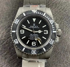Submariner BLAKEN Sandblasted SS OXF 1:1 Best Edition Black Dial on Bracelet A2836 Replica