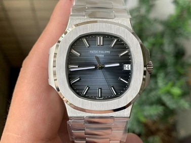 Nautilus 5711/1A 3KF 1:1 Best Edition Blue Textured Dial on SS Bracelet A324 Super Clone V2 Replica