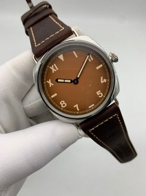 Panerai Rome Brown Dial On Leather Strap Replica