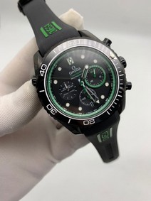 Omega Seamaster Chrono Green Black Replica