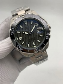 Tag Heuer Black Dial on SS Strap Replica