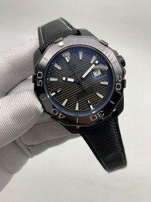 Tag Heuer Aquaracer Full Black Dial Black Bezel Replica Watch