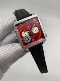Tag Heuer Monaco Red Dial Chrono Replica