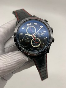 Tag Heuer Carrera Chrono Black Red Replica