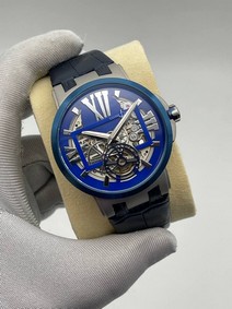 Ulysse Nardin Silver Case Blue Dial Hight Version Replica