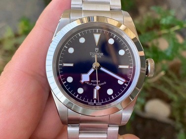 Black Bay 41 LF 1:1 Best Edition Blue Dial on SS Bracelet A2824 Replica