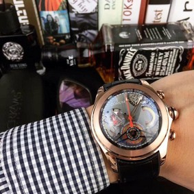 Coru Babble Skeleton Gold Case black Replica