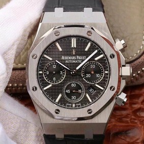 AP0608A - Royal Oak Chronograph 1:1 Best Edition 26331ST SS/LE Black Replica