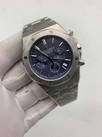 Audemars Piguet Blue Dial Chrono High Version SS Replica