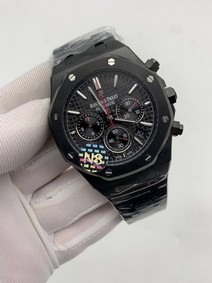 Audemars Piguet Black Dial Chrono High Version Full Black Replica