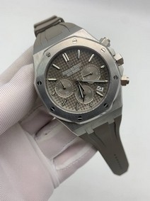 Audemars Piguet Grey Dial Chrono High Version Rubber Strap Replica