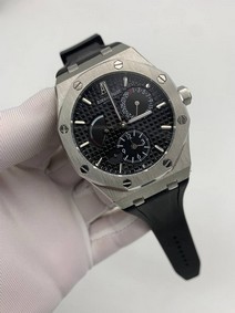Audemars Piguet Black Dial High Version Rubber Strap Replica