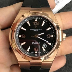 Vacheron Constantin 1:1 Best Edition Overseas RG/LE Grey/Stk Replica