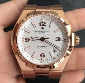 Vacheron Constantin 1:1 Best Edition Overseas RG/LE Wht/Stk Replica