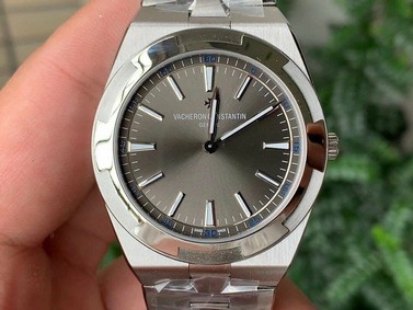 Overseas Ultra-Thin 2000V XF 1:1 Best Edition Gray Dial on SS Bracelet Replica