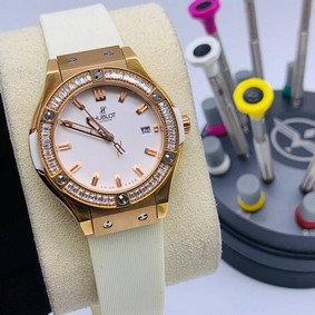 Hublot Big Bang White High Version Diamond Replica Watch