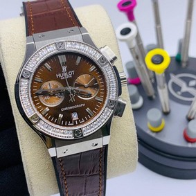 Hublot Big Bang Brown High Version Diamond Replica