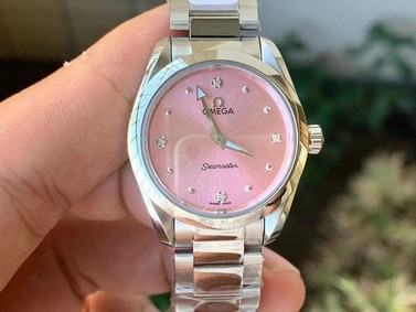 Aqua Terra 150M 34mm Ladies SS/SS S.Pink/Dm VSF A8800 Replica