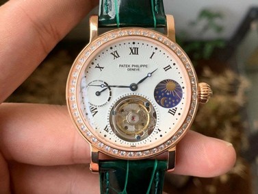 MoonPhase Day/Ngt PR RG/LE White HW Tourbillon 1:1 Best Edition Version Replica
