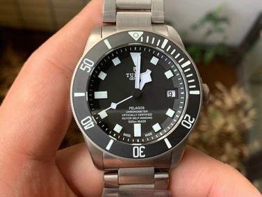Tudor Black Pelagos XF 1:1 Best Edition on Titanium Bracelet A2824 V5 Replica