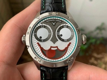 Konstantin Chaykin Joker Grey Dial 24collector leather strap Replica