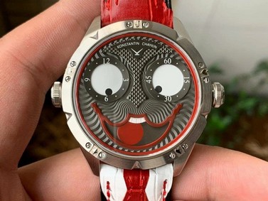Konstantin Chaykin Joker Grey Dial 24collector leather strap Replica