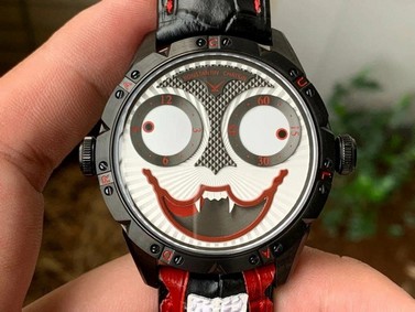 Konstantin Chaykin Joker Grey Dial 24collector leather strap Replica