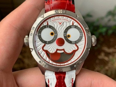 Konstantin Chaykin Joker Grey Dial 24collector leather strap Replica