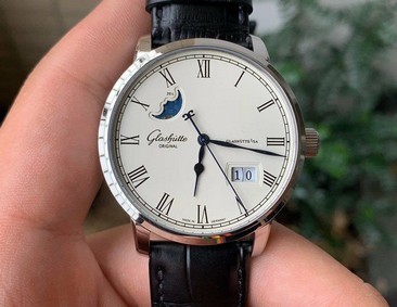 Excellence Panorama Date Moonphase SS/LE Wht 1:1 Best Edition Version Replica