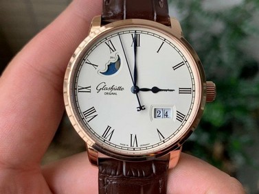 Excellence Panorama Date Moonphase SG/LE Wht 1:1 Best Edition Version Replica