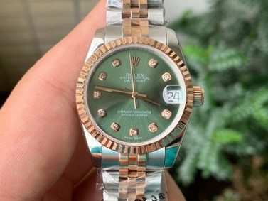 Rolex DJ Midsize 31mm Jub Flt SG/SS P-Gre/Stk 1:1 Best Edition Version Replica