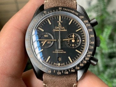 Omega Speedmaster DSOM "Vtg Black" CER/NY Blk OMF V2 Replica