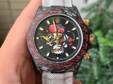 Rolex Daytona DIW Carbon Black Red FC/NY 1:1 Best Edition Version Replica