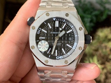 Royal Oak Offshore Diver 15703 JF 1:1 Best Edition on SS Bracelet A2824 V9.5 Replica