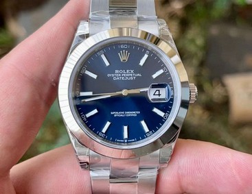 DateJust 41 126330 904L SS VSF 1:1 Best Edition Blue Dial on Oyster Bracelet VS3235 Replica