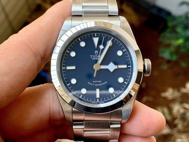 Black Bay 41 LF 1:1 Best Edition Blue Dial on SS Bracelet A2824 Replica