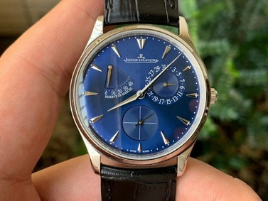 Patrimony Power Reserve RG OXF Best Edition Blue Dial on Brown Leather Strap A23J Replica