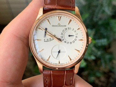 Patrimony Power Reserve RG OXF Best Edition White Dial on Brown Leather Strap A23J (Copy) Replica