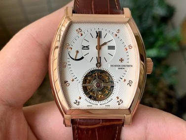 Malte Tourbillon SS Skeleton Silver Dial on Brown Leather Strap 1:1 Best Edition Version (Copy) Replica