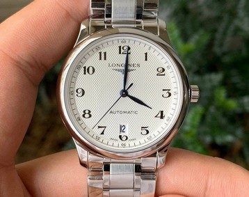 Master Collection SS 1:1 Best Edition White Textured Dial on SS Bracelet A2892 Replica
